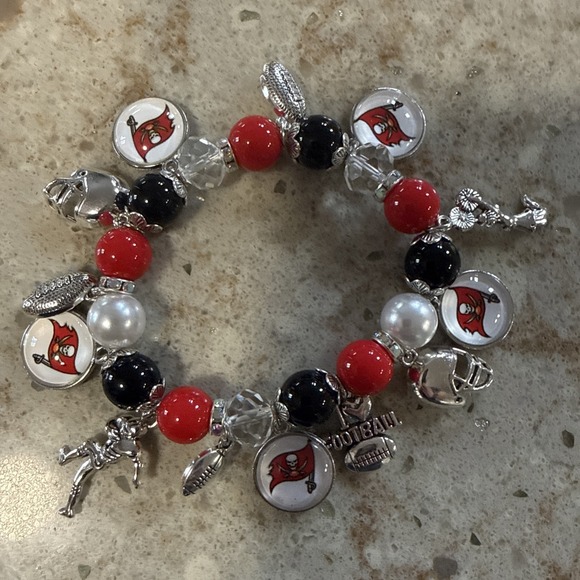 Jewelry - Tampa Bay Buccaneers NFL Adjustable Charm Bracelet